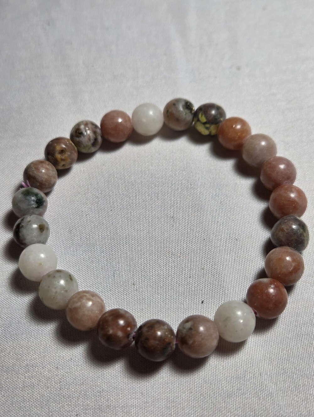 New Polished Jasper Beaded Stretch Bracelet 10mm Beads